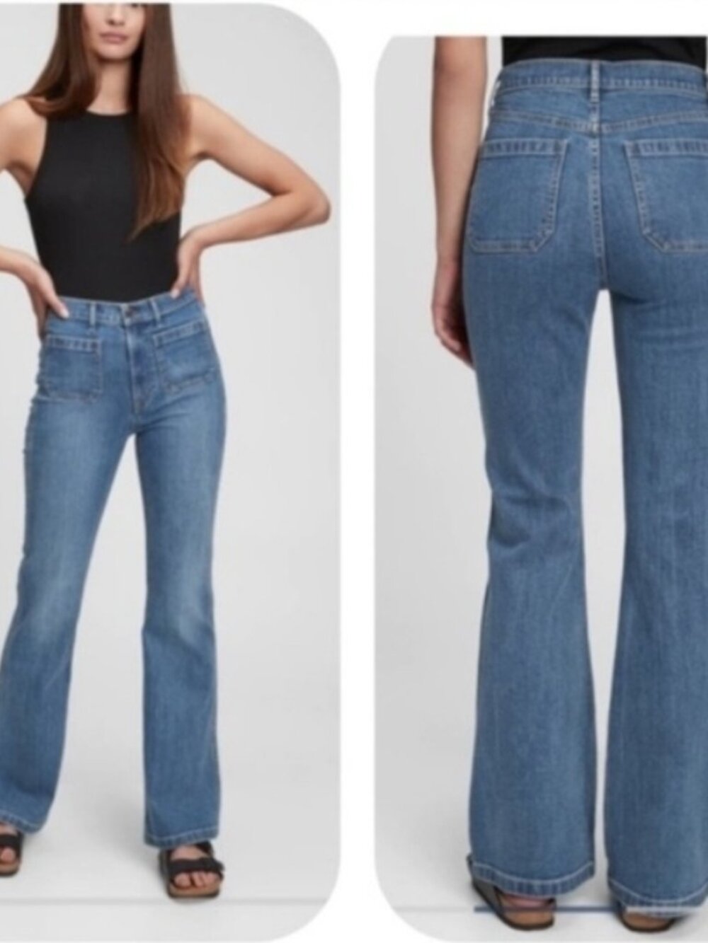 GAP Flare Hi Rise Jeans Size 8/29